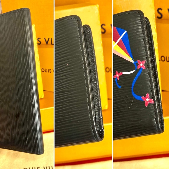 Louis Vuitton long wallet custom painted Vivienne - Picture 5 of 10